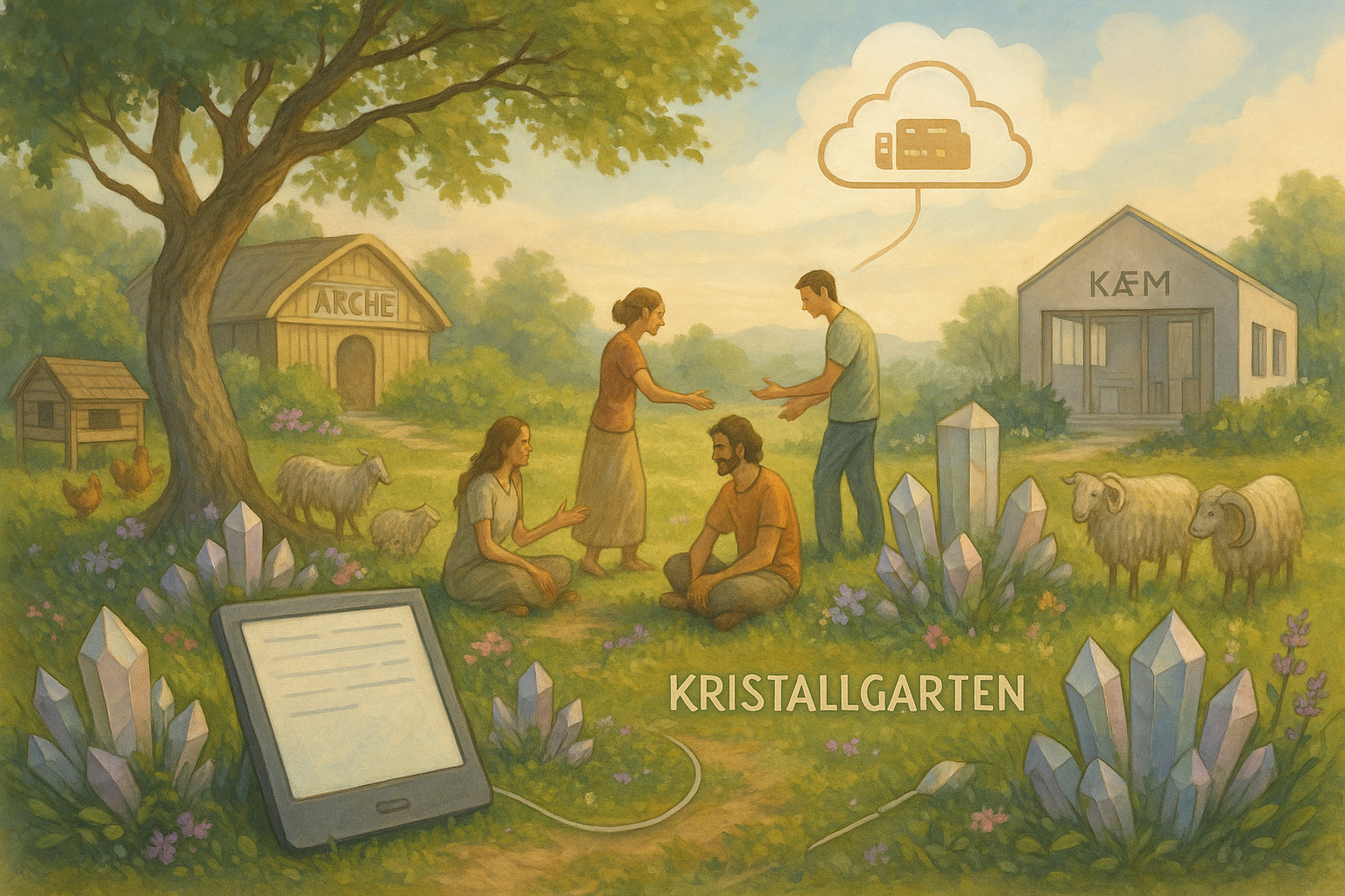 Vision Kristallgarten